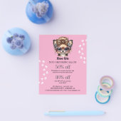 Hundefeld personalisierter Flyer (Einzeln)