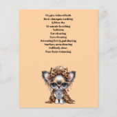 Hundefeld personalisierter Flyer (Hinten)