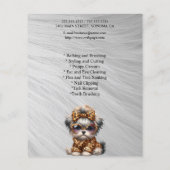 Hundefeld personalisierter Flyer (Hinten)