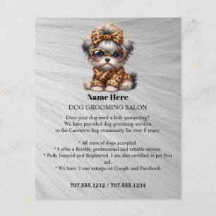 Hundefeld personalisierter Flyer