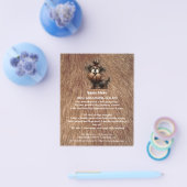 Hundefeld personalisierter Flyer (Einzeln)