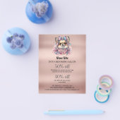 Hundefeld personalisierter Flyer (Einzeln)