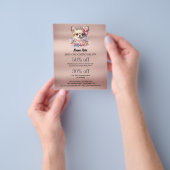 Hundefeld personalisierter Flyer (Gruppe)