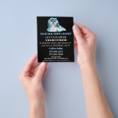 Hundefeld personalisierter Flyer (Gruppe)