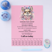 Hundefeld personalisierter Flyer (Einzeln)