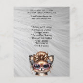 Hundefeld personalisierter Flyer (Hinten)