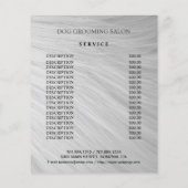 Hundefeld personalisierter Flyer (Hinten)