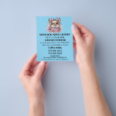 Hundefeld personalisierter Flyer (Gruppe)