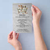 Hundefeld personalisierter Flyer (Handgriff)