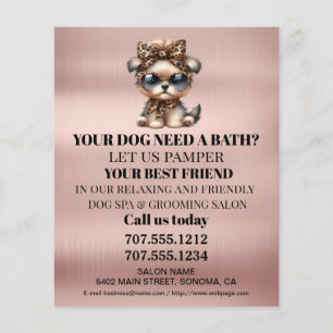Hundefeld personalisierter Flyer