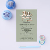 Hundefeld personalisierter Flyer (Einzeln)