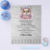 Hundefeld personalisierter Flyer (Einzeln)