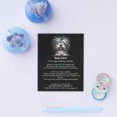 Hundefeld personalisierter Flyer (Einzeln)