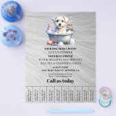 Hundefeld personalisierter Flyer (Einzeln)