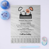 Hundefeld personalisierter Flyer (Einzeln)