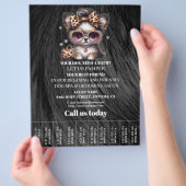 Hundefeld personalisierter Flyer (Hand)