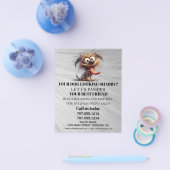 Hundefeld personalisierter Flyer (Einzeln)