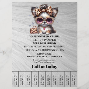 Hundefeld personalisierter Flyer