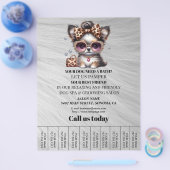 Hundefeld personalisierter Flyer (Einzeln)