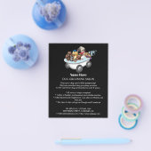 Hundefeld personalisierter Flyer (Einzeln)