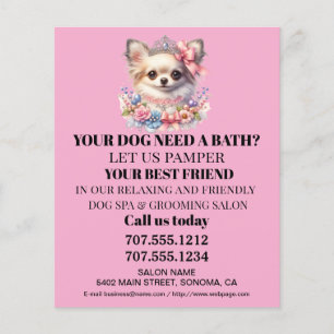 Hundefeld personalisierter Flyer