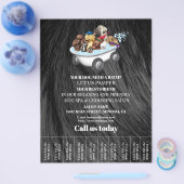 Hundefeld personalisierter Flyer (Einzeln)