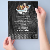 Hundefeld personalisierter Flyer (Hand)