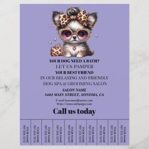 Hundefeld personalisierter Flyer