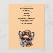 Hundefeld personalisierter Flyer (Hinten)