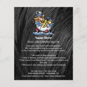 Hundefeld personalisierter Flyer
