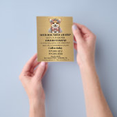 Hundefeld personalisierter Flyer (Gruppe)