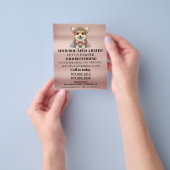 Hundefeld personalisierter Flyer (Gruppe)