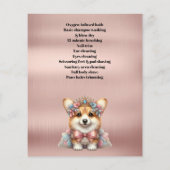 Hundefeld personalisierter Flyer (Hinten)