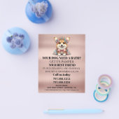 Hundefeld personalisierter Flyer (Einzeln)