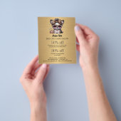 Hundefeld personalisierter Flyer (Gruppe)