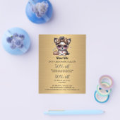 Hundefeld personalisierter Flyer (Einzeln)