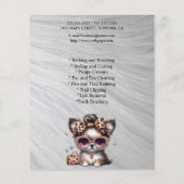 Hundefeld personalisierter Flyer (Hinten)