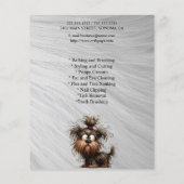 Hundefeld personalisierter Flyer (Hinten)