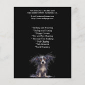 Hundefeld personalisierter Flyer (Hinten)