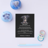 Hundefeld personalisierter Flyer (Einzeln)