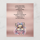 Hundefeld personalisierter Flyer (Hinten)