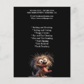 Hundefeld personalisierter Flyer (Hinten)