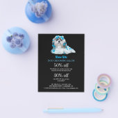 Hundefeld personalisierter Flyer (Einzeln)