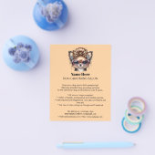 Hundefeld personalisierter Flyer (Einzeln)