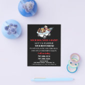 Hundefeld personalisierter Flyer (Einzeln)