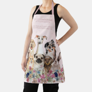 Hundefell Welpe Grooming Petsitter Schürze
