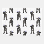 Hundefelle, großartiges Muster, Mama des Hundes, V Geschenkpapier Set (Vorderseite 3)