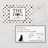 Hundefelle und Pelztierpflege Visitenkarte (Vorne/Hinten)