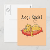 Hundefelsen-T-Shirts und Geschenke Postkarte (Vorne/Hinten)