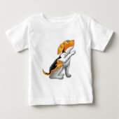 Hundefernrohr Baby T-shirt (Vorderseite)